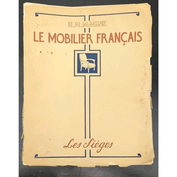 Le Mobilier De Français Les Sièges 1920 Furniture Chair Construction Guide